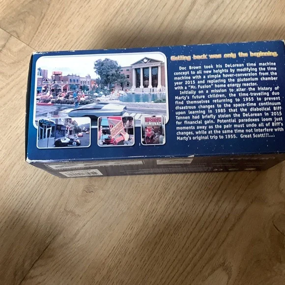 Back to the Future DeLorean Time Machine Toy Car - Silver - Picture 3 of 4